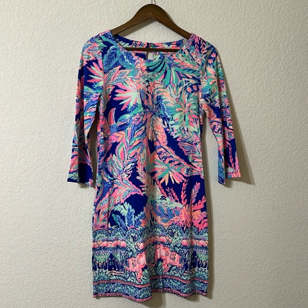 Lilly Pulitzer | Tropical Safari Print Bay Dress M